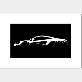 McLaren 570S Silhouette Posters and Art